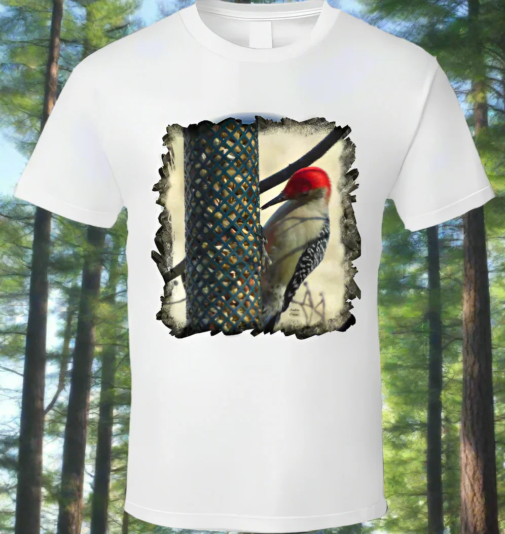 Woodpecker stops for a snack - Shirt Collection - Shopify