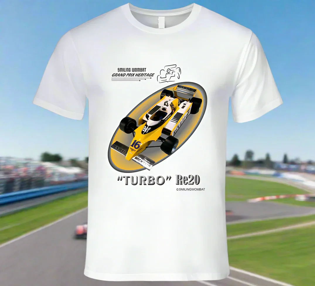 RE 20 "Turbo" 1980 Formula 1 Car Shirt Collection - Shopify