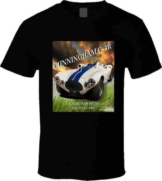 Cunningham C-4R - Famous Classic American Sports Racer - Shirt Collection - Smiling Wombat