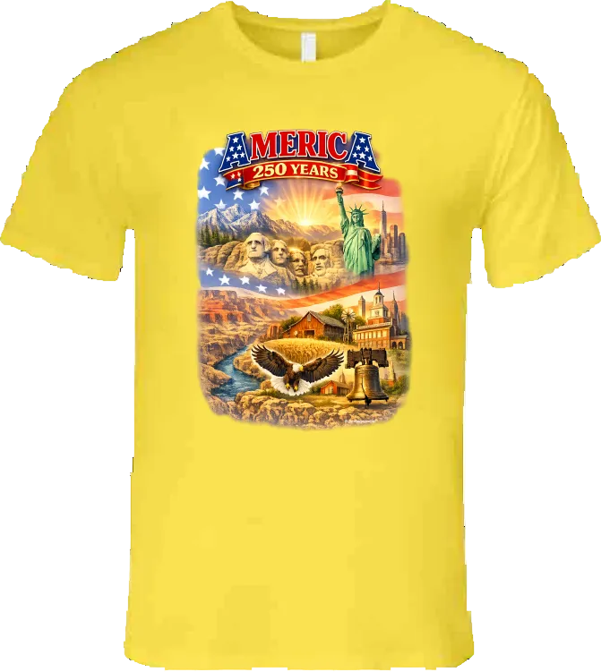 250th America The Beautiful T Shirt T-Shirt Smiling Wombat