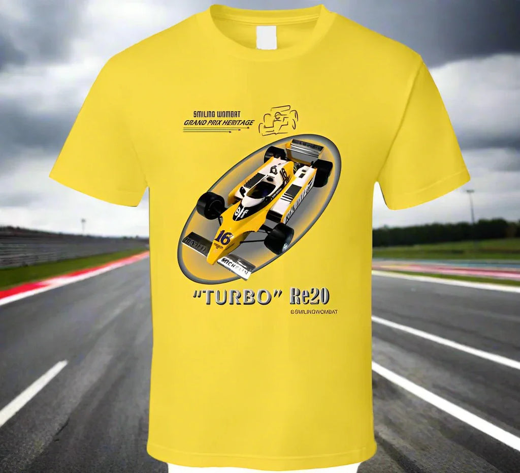 RE 20 "Turbo" 1980 Formula 1 Car Shirt Collection - Shopify