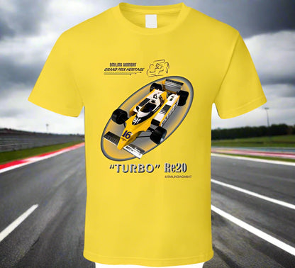 RE 20 "Turbo" 1980 Formula 1 Car Shirt Collection T-Shirt Smiling Wombat