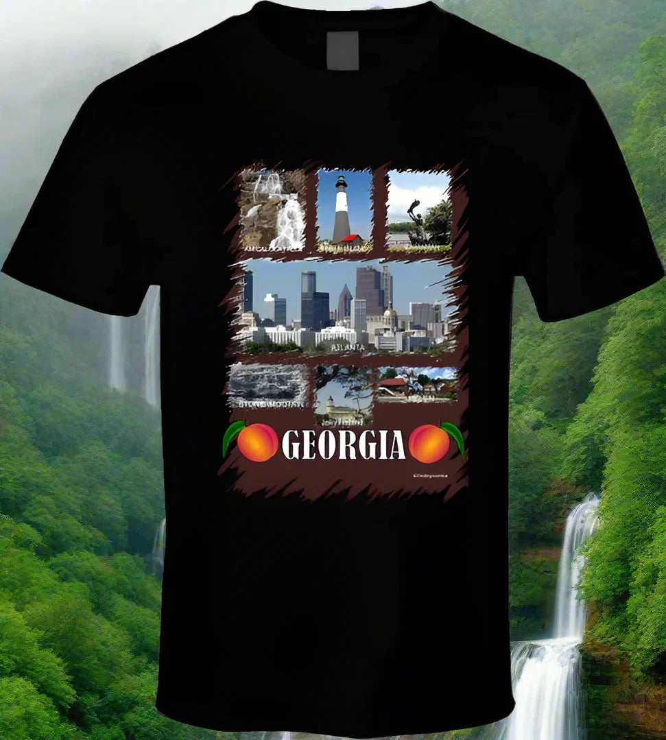 Georgia T- Shirt - Part of the State Collection by Smiling Wombat - Shopify