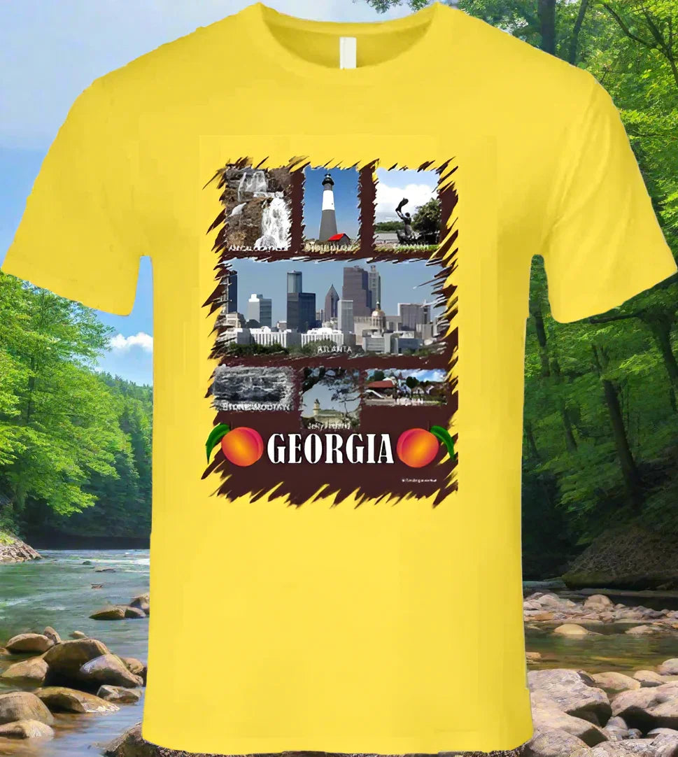 Georgia T- Shirt - Part of the State Collection by Smiling Wombat - Shopify