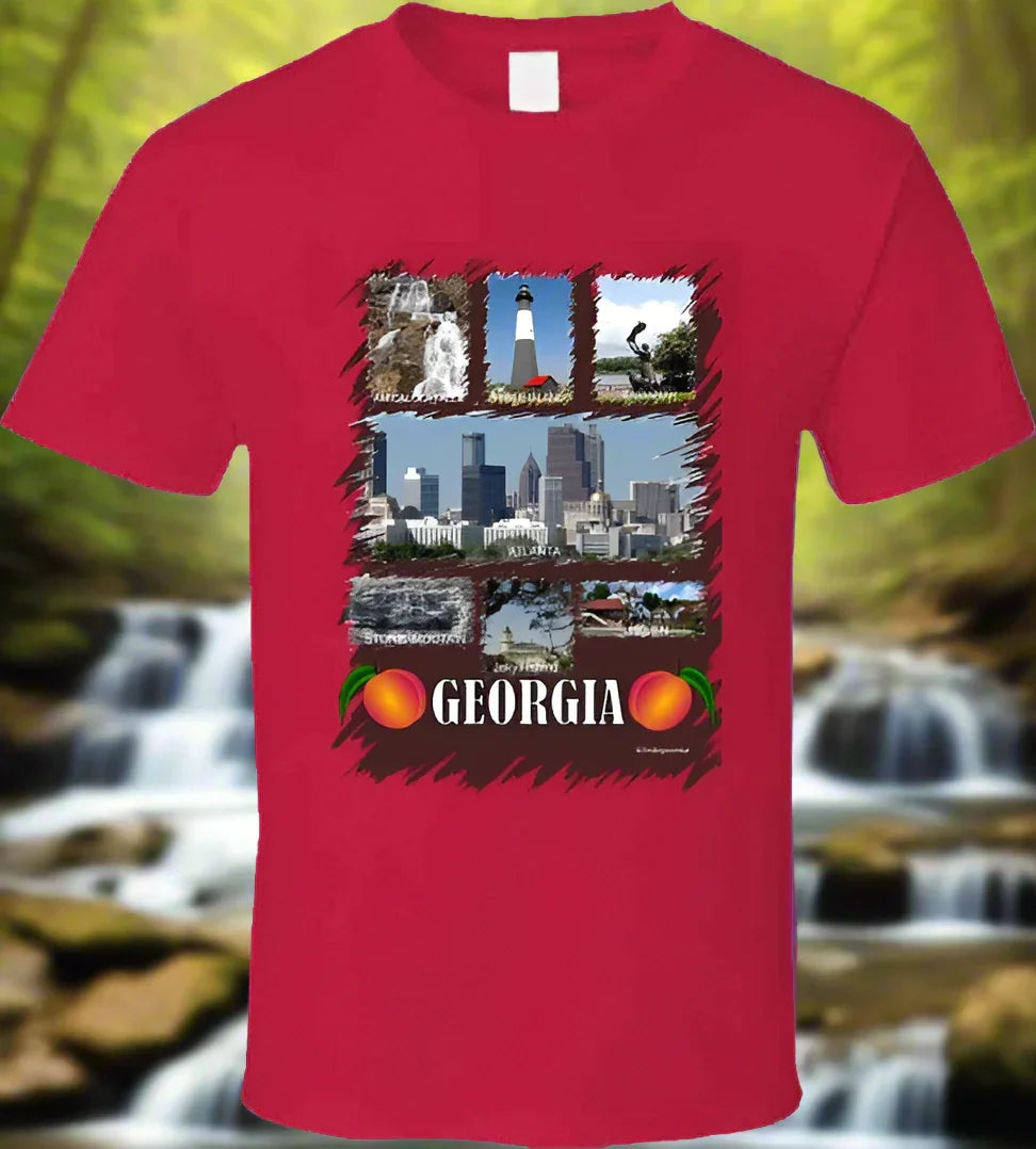 Georgia T- Shirt - Part of the State Collection by Smiling Wombat - Shopify