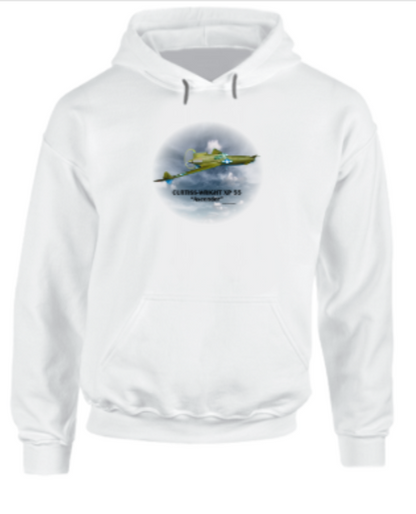 Curtiss-Wright XP 55 "Ascender" Aircraft Shirt Collection T-Shirt Smiling Wombat
