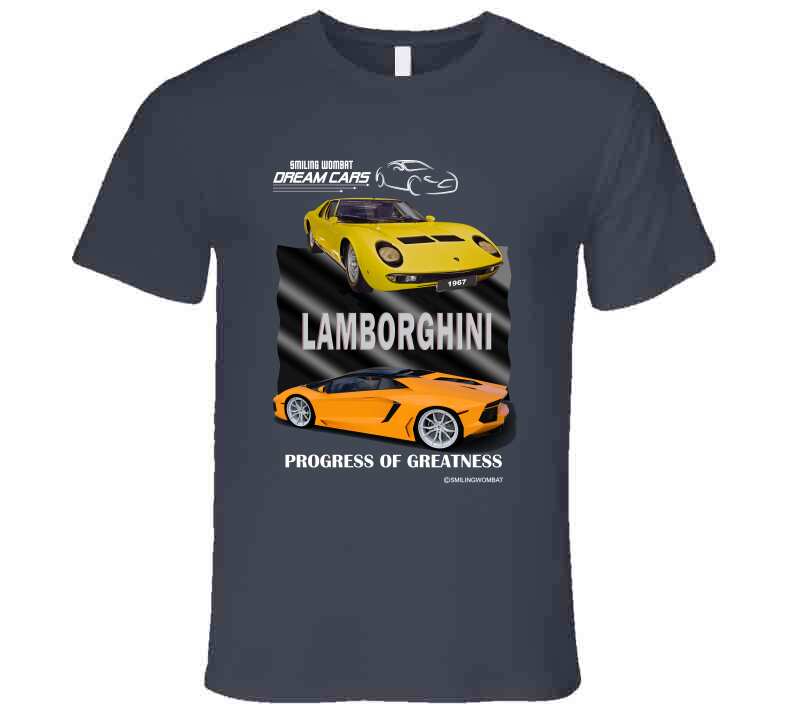 Lambo 2 Black T Shirt T-Shirt Smiling Wombat