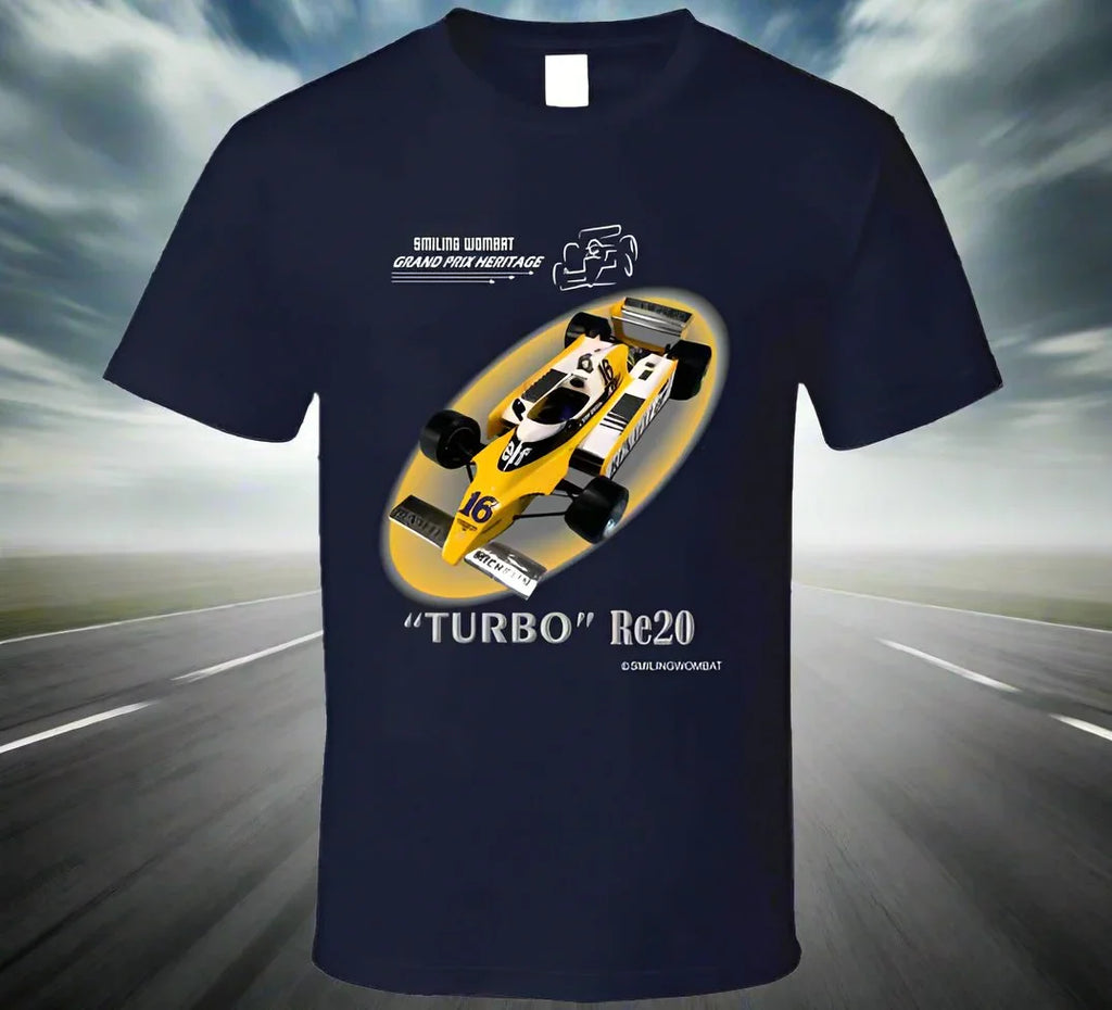 RE 20 "Turbo" 1980 Formula 1 Car Shirt Collection - Shopify