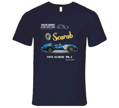 The Reventlow Scarab -Classic American Sports Racer - T-Shirts and Sweats - Smiling Wombat