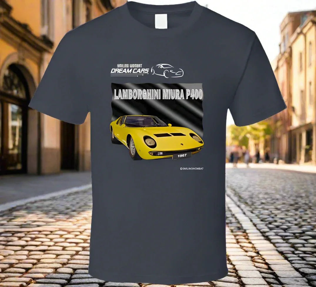 Miura The Worlds First Super Car - T-shirt Collection - Shopify