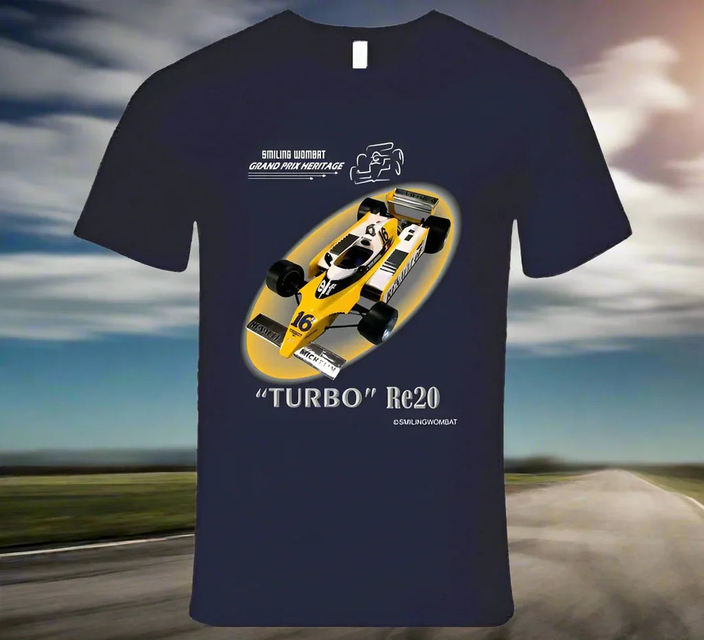 RE 20 "Turbo" 1980 Formula 1 Car Shirt Collection - Shopify