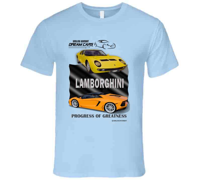 Lambo 2 Black T Shirt T-Shirt Smiling Wombat