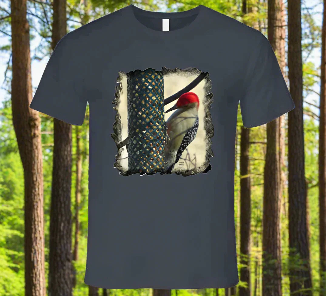 Woodpecker stops for a snack - Shirt Collection - Shopify