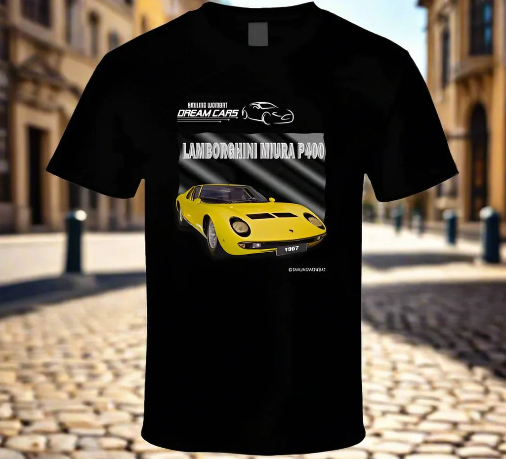 Miura The Worlds First Super Car - T-shirt Collection - Shopify