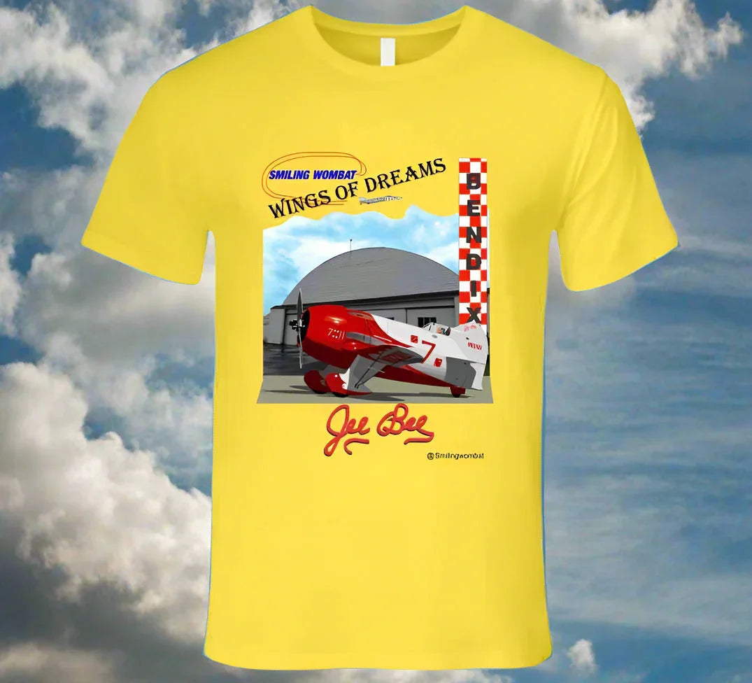 Bee Gee Air Racer - Super Sportster - Racing Plane - Shirts T-Shirt Smiling Wombat