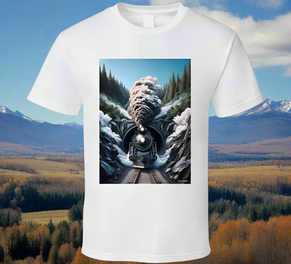 Light At The End Of The Tunnel T Shirt T-Shirt Smiling Wombat