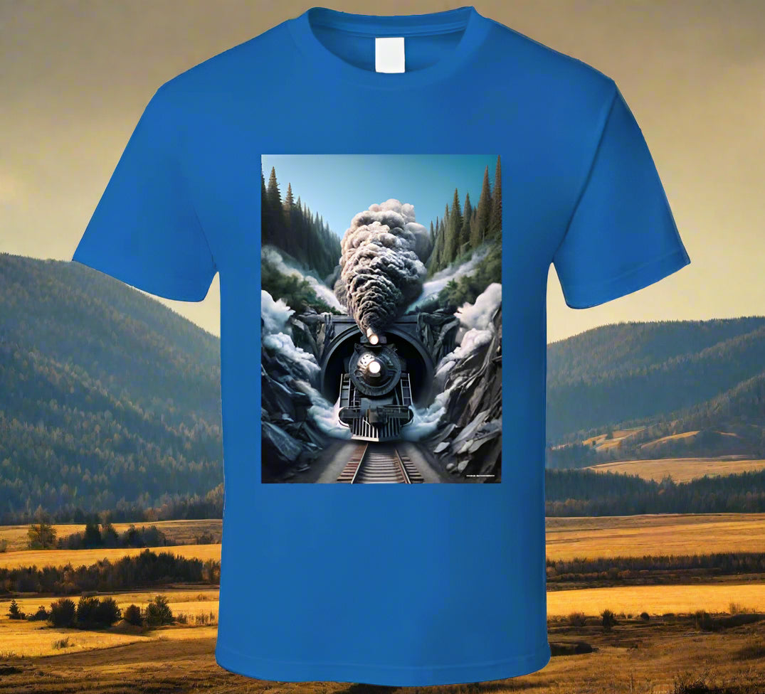 Light At The End Of The Tunnel T Shirt T-Shirt Smiling Wombat