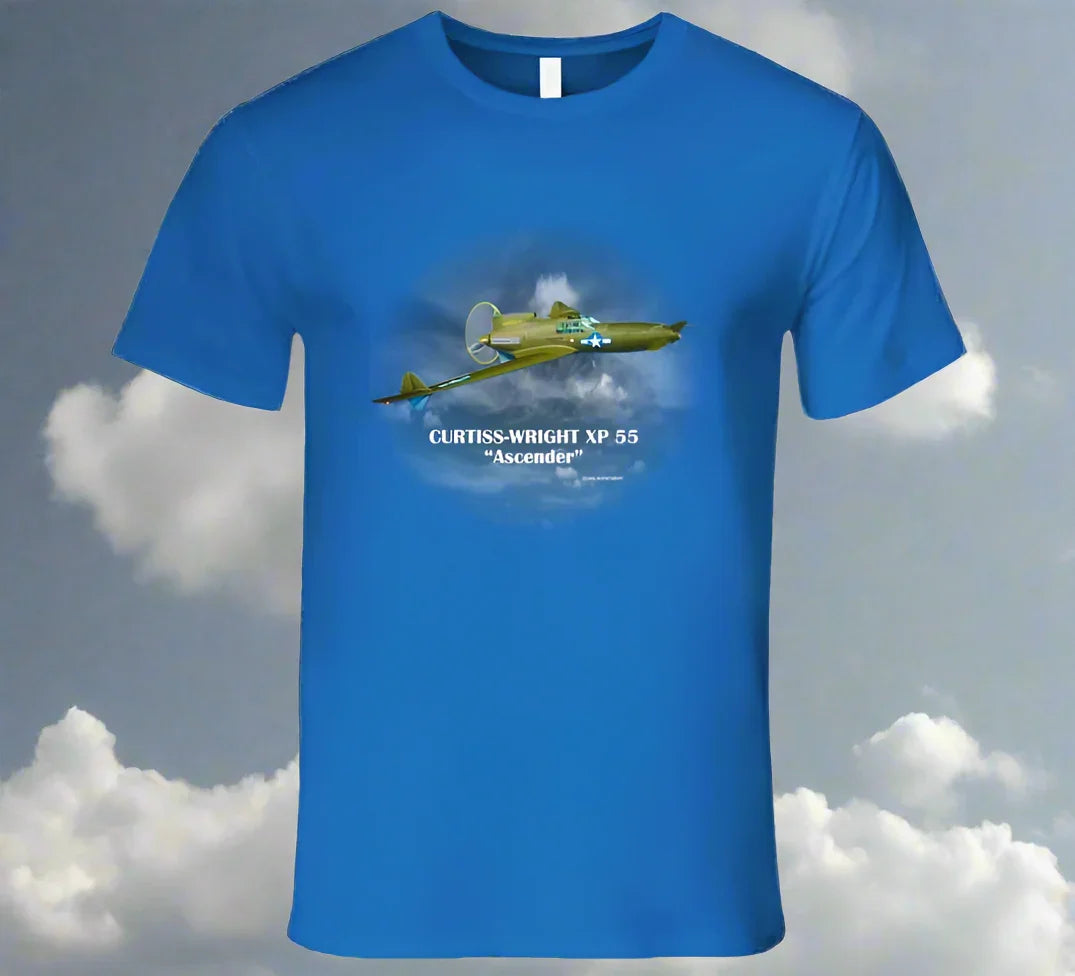 Curtiss-Wright XP 55 "Ascender" Aircraft Shirt Collection - Shopify