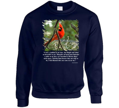 Red Cardinal Dark Shirts T Shirt T-Shirt Smiling Wombat