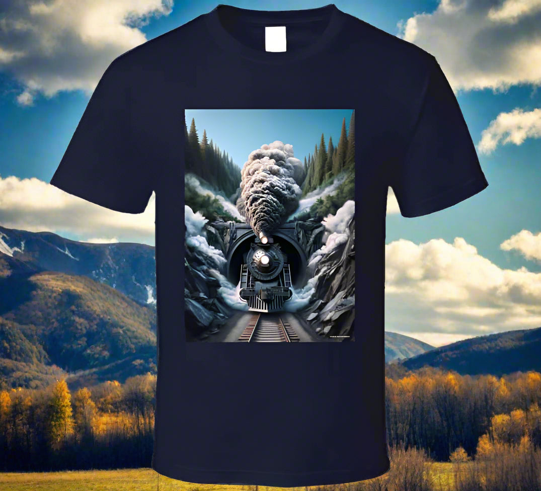 Light At The End Of The Tunnel T Shirt T-Shirt Smiling Wombat