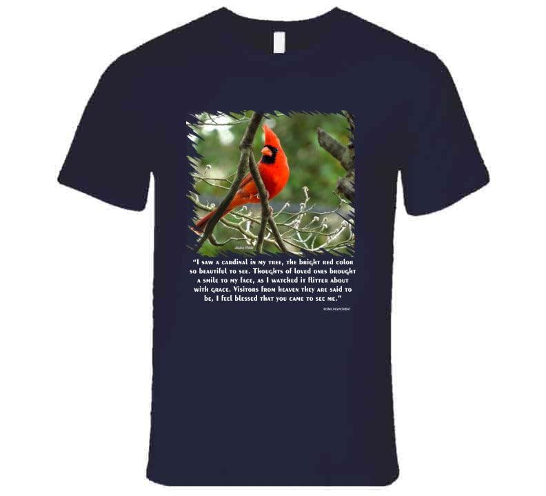 Red Cardinal Shirt Collection - Smiling Wombat