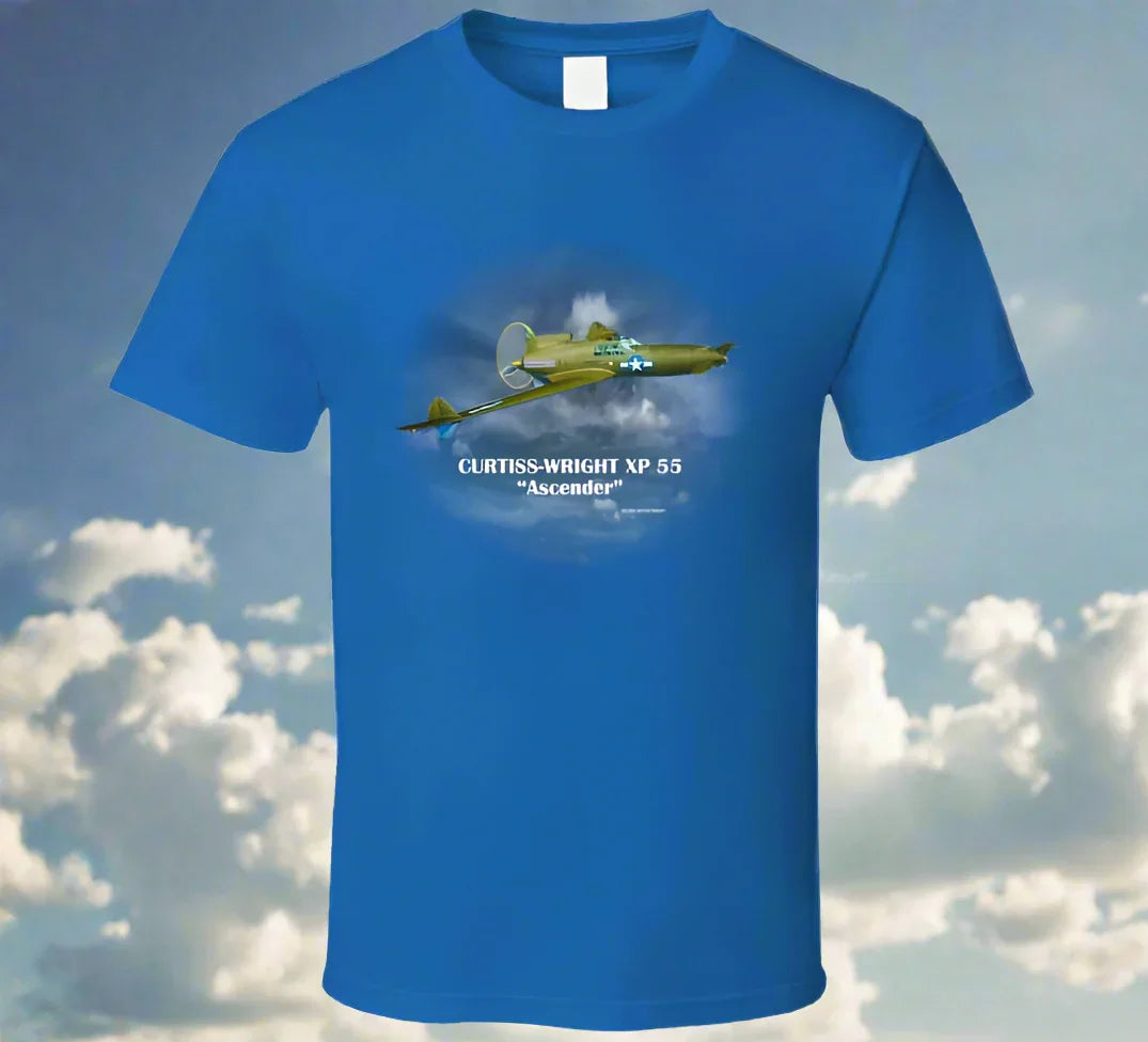 Curtiss-Wright XP 55 "Ascender" Aircraft Shirt Collection - Shopify