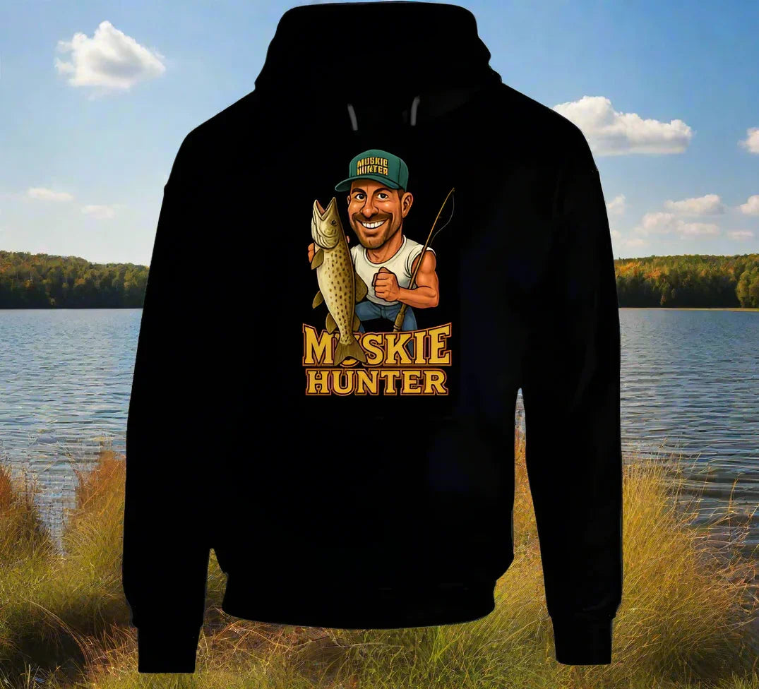 Muskie Hunter Vintage Retro Caricature Shirt Collection - Shopify