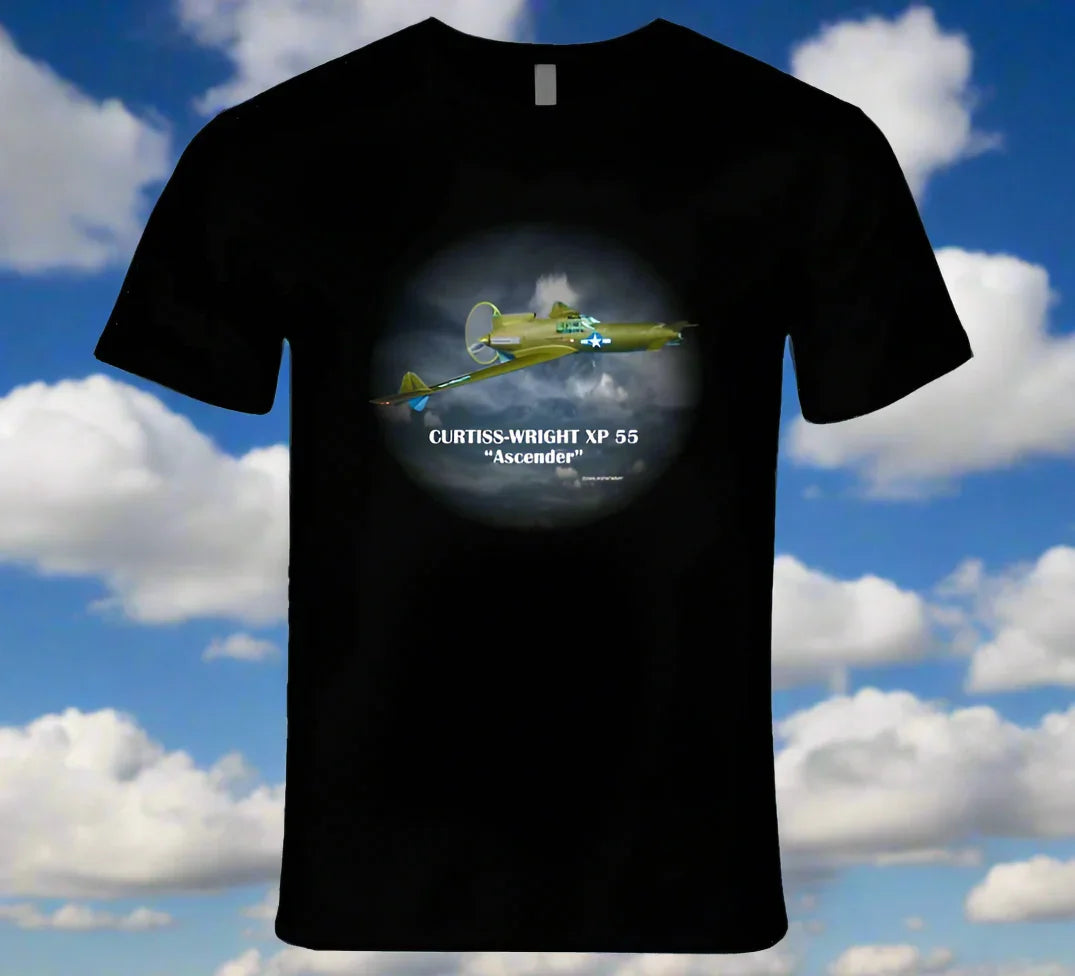 Curtiss-Wright XP 55 "Ascender" Aircraft Shirt Collection - Shopify