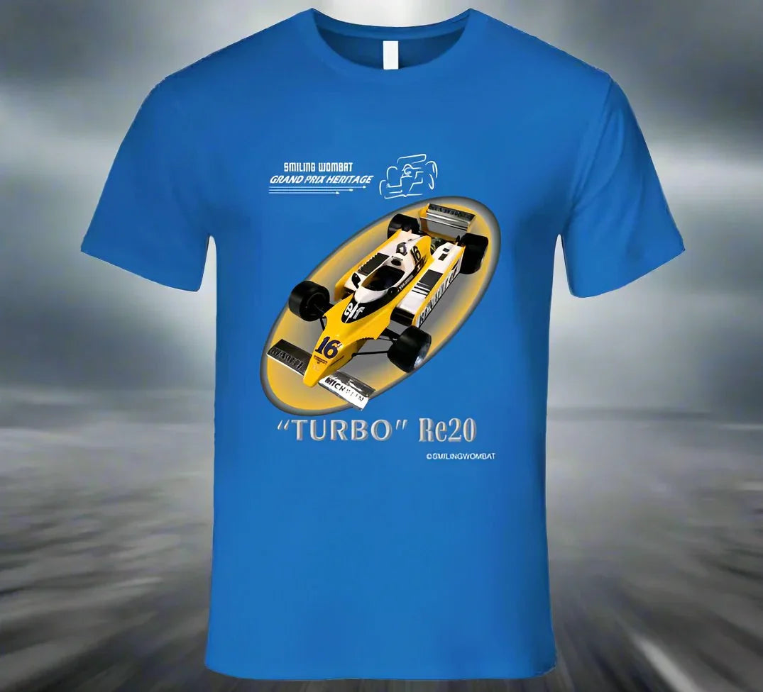 RE 20 "Turbo" 1980 Formula 1 Car Shirt Collection - Shopify