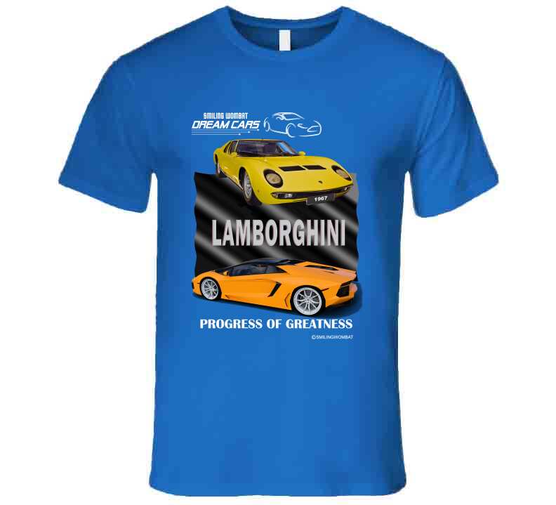 Lambo 2 Black T Shirt T-Shirt Smiling Wombat