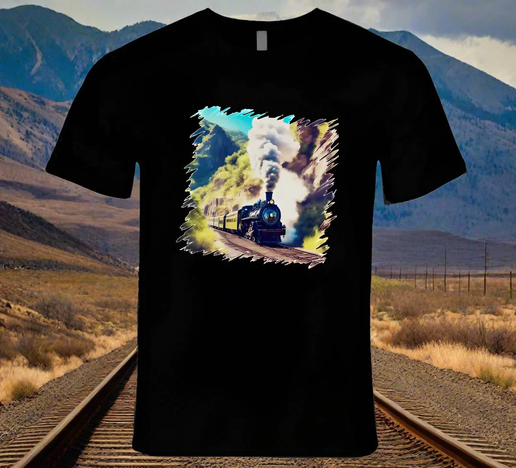 Mountain Train taking travelers home - Shirt Collection - Shopify