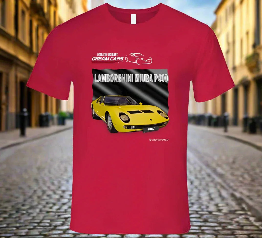 Miura The Worlds First Super Car - T-shirt Collection - Shopify