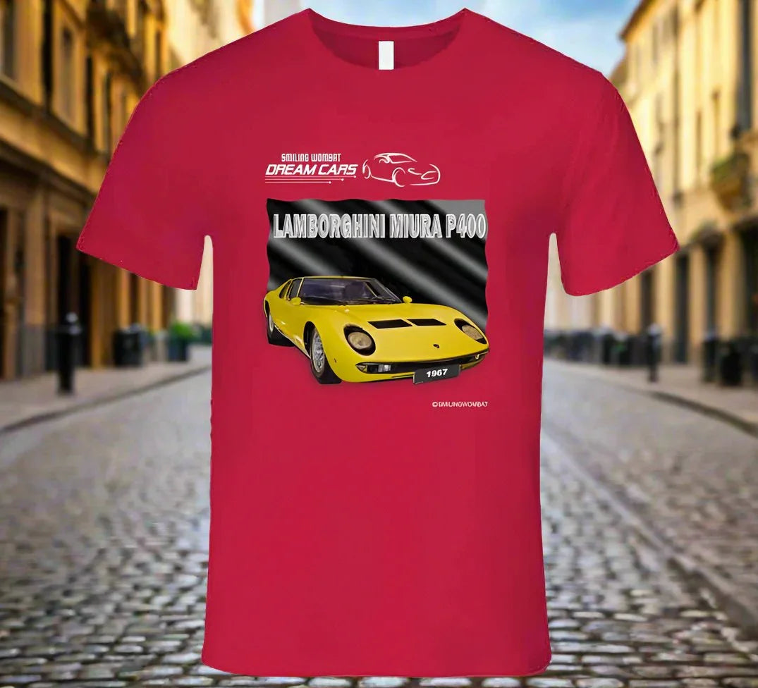 Miura The Worlds First Super Car - T-shirt Collection - Shopify