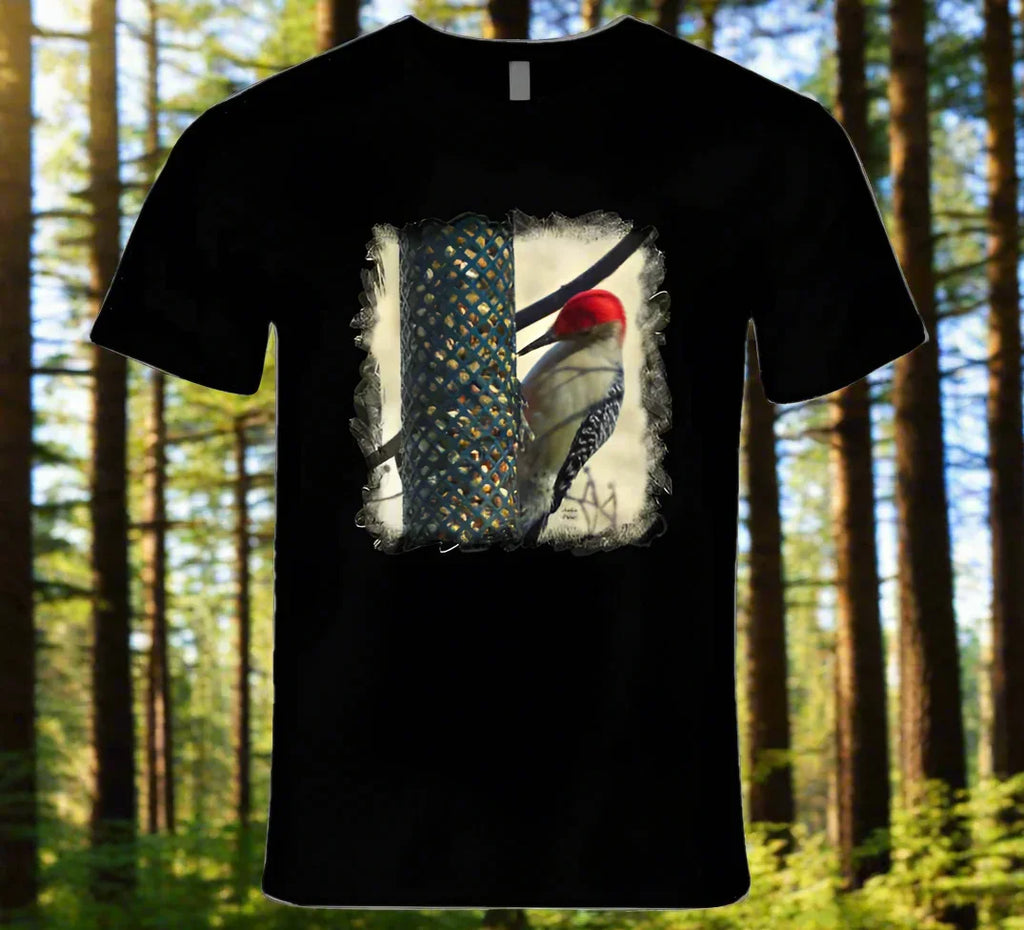 Woodpecker stops for a snack - Shirt Collection - Shopify