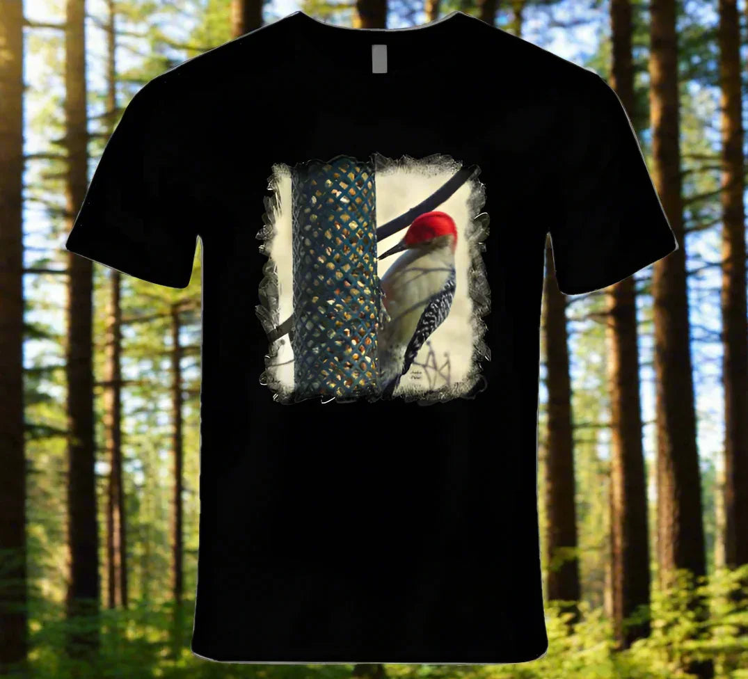 Woodpecker stops for a snack - Shirt Collection - Shopify