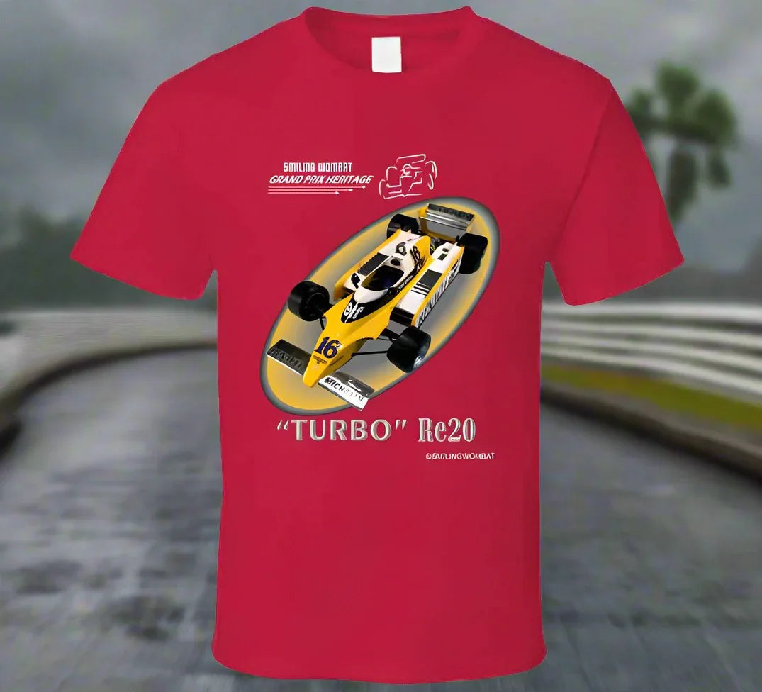 RE 20 "Turbo" 1980 Formula 1 Car Shirt Collection - Shopify
