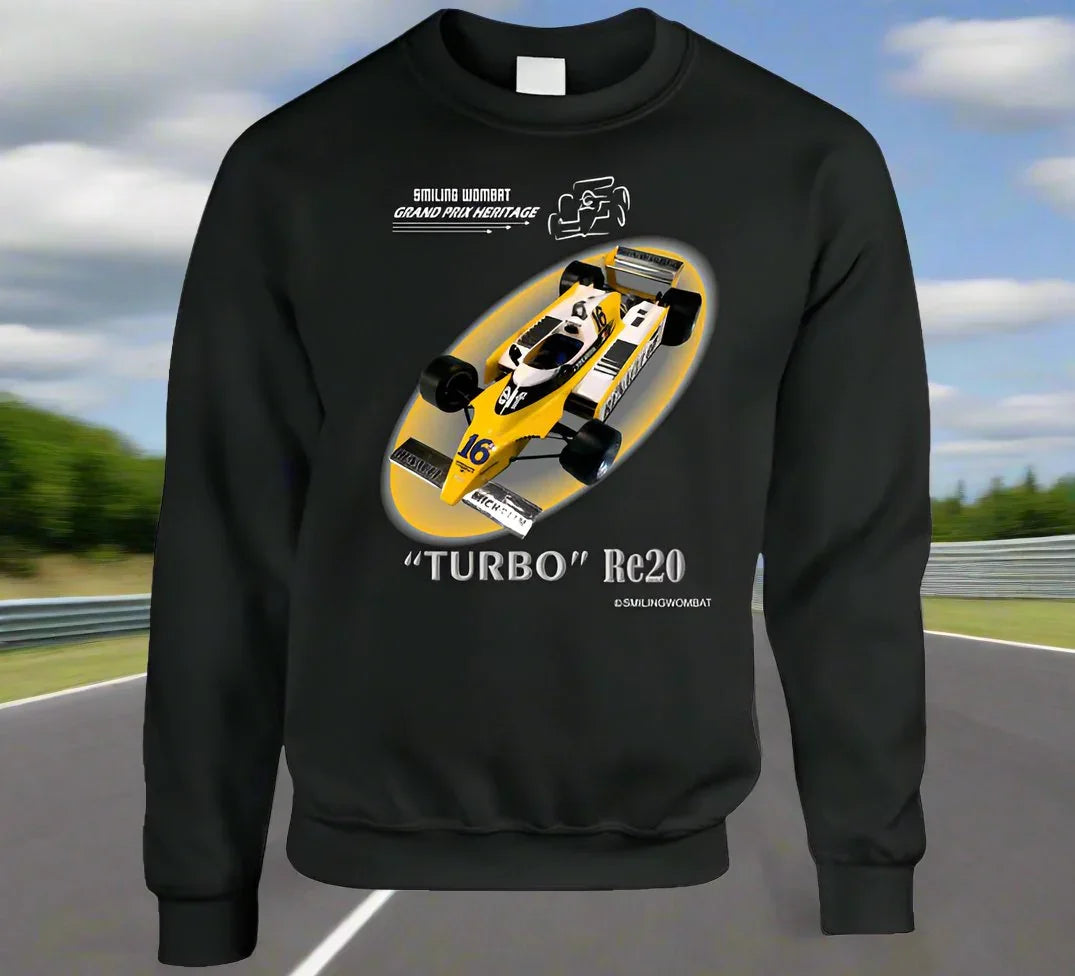 RE 20 "Turbo" 1980 Formula 1 Car Shirt Collection - Shopify