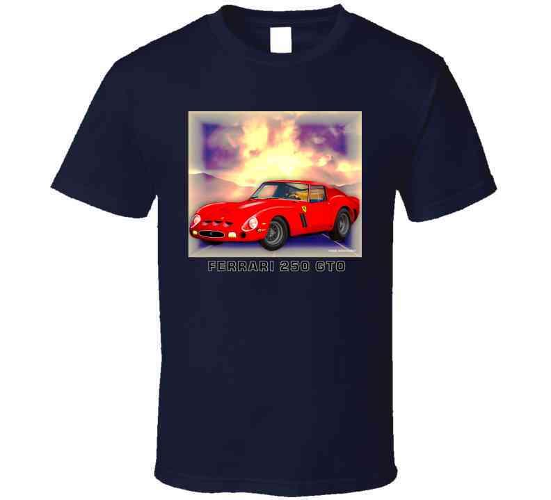 Ferrari GTO Sports Car Shirt Collection Smiling Wombat