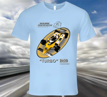 RE 20 "Turbo" 1980 Formula 1 Car Shirt Collection T-Shirt Smiling Wombat