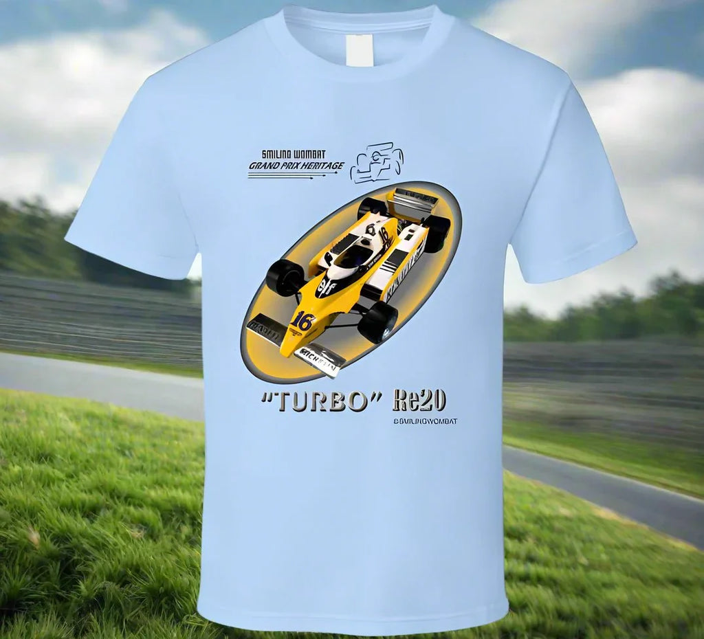 RE 20 "Turbo" 1980 Formula 1 Car Shirt Collection - Shopify