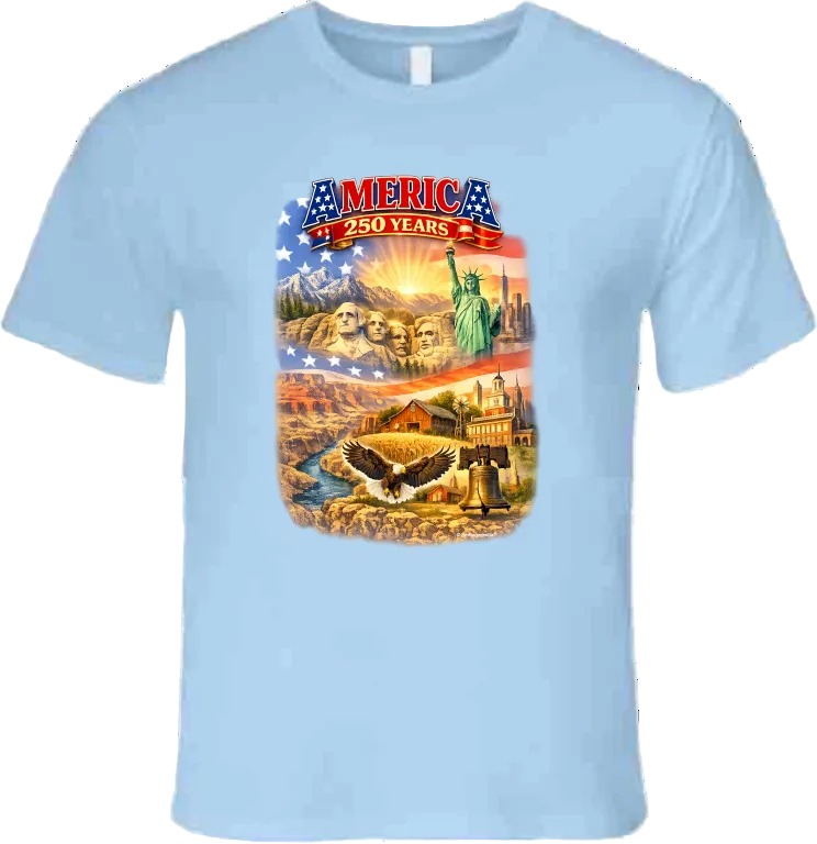 250th America The Beautiful T Shirt T-Shirt Smiling Wombat
