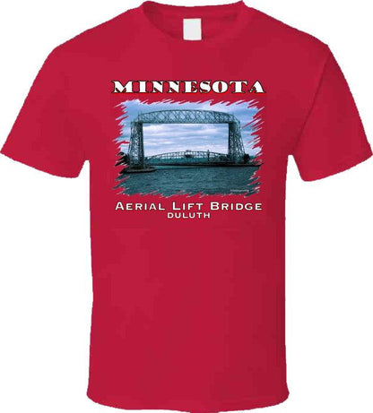 Minnesota T- Shirt - Part of the State Collection by Smiling Wombat - Smiling Wombat