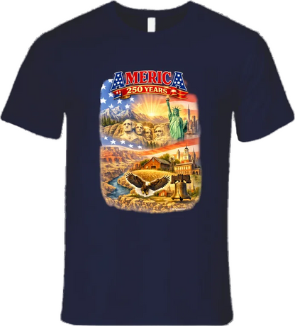 250th America The Beautiful T Shirt T-Shirt Smiling Wombat