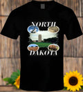 North Dakota T- Shirt - Part of the State Collection by Smiling Wombat - Shopify