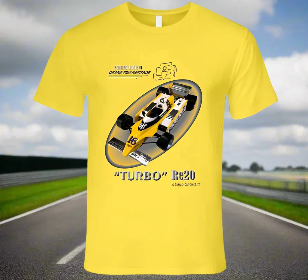 RE 20 "Turbo" 1980 Formula 1 Car Shirt Collection - Shopify