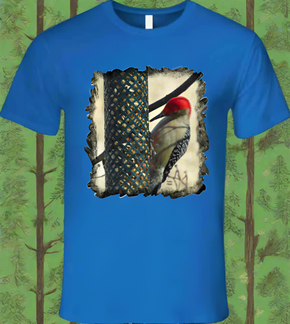 Woodpecker stops for a snack - Shirt Collection