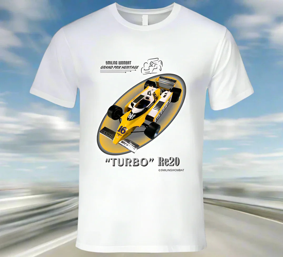 RE 20 "Turbo" 1980 Formula 1 Car Shirt Collection - Shopify