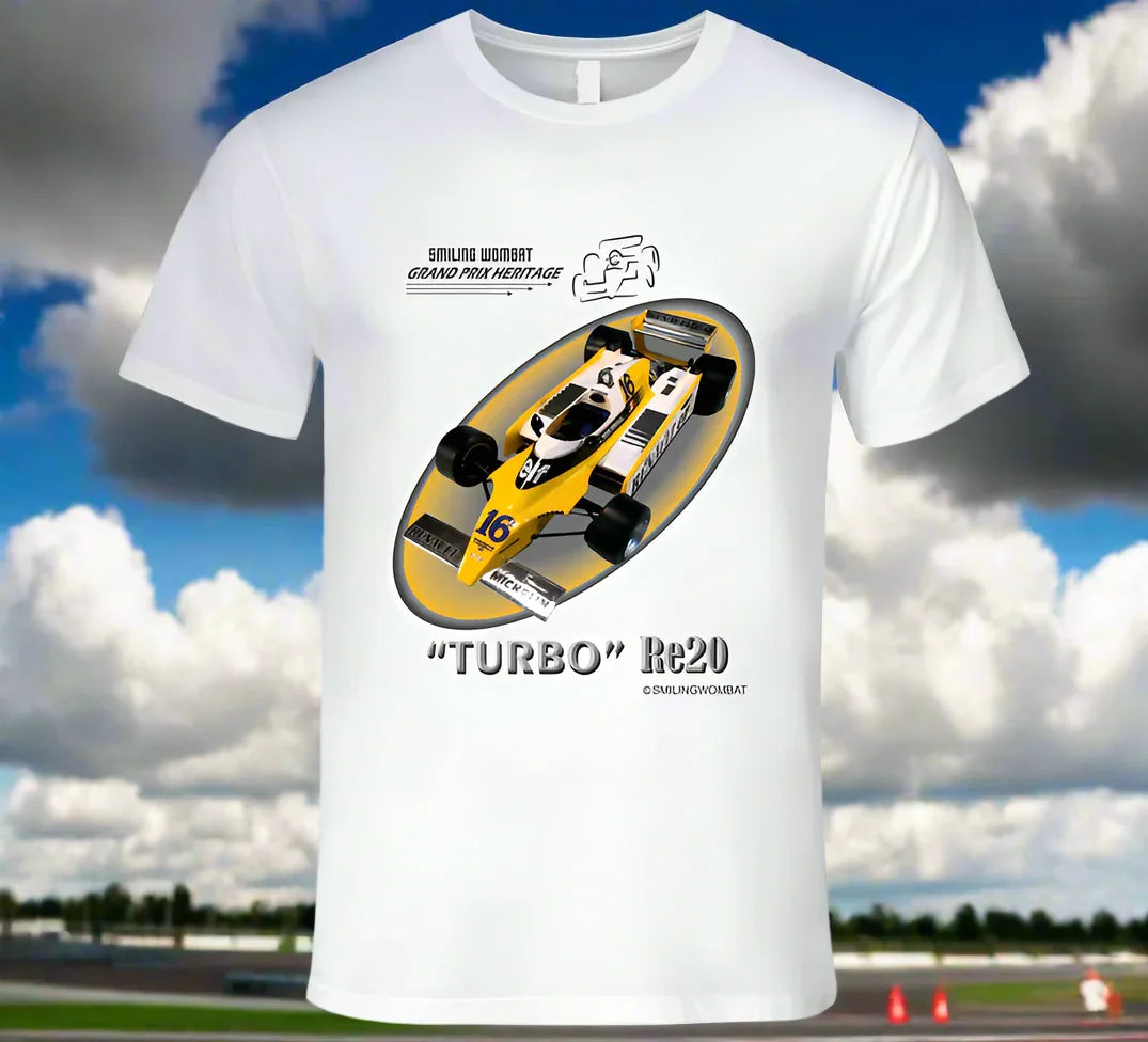 RE 20 "Turbo" 1980 Formula 1 Car Shirt Collection - Shopify