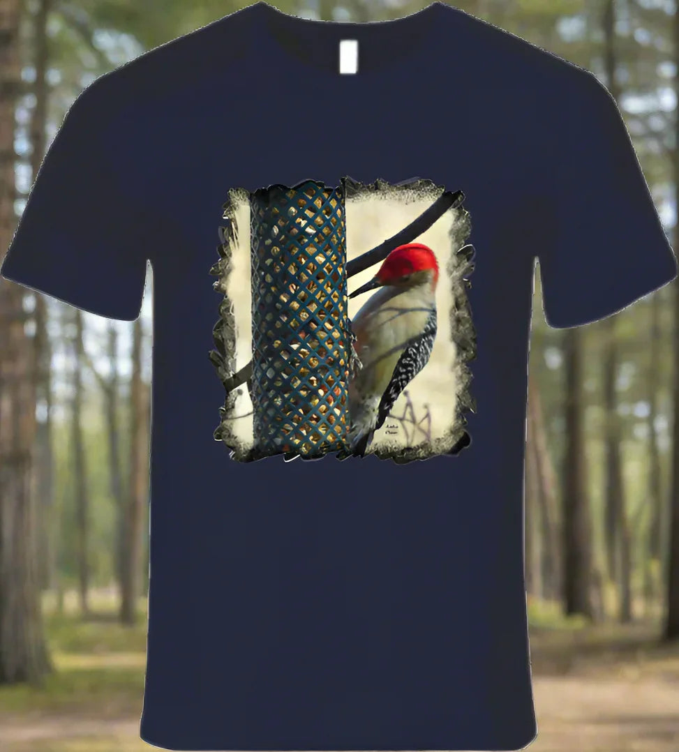 Woodpecker stops for a snack - Shirt Collection - Shopify