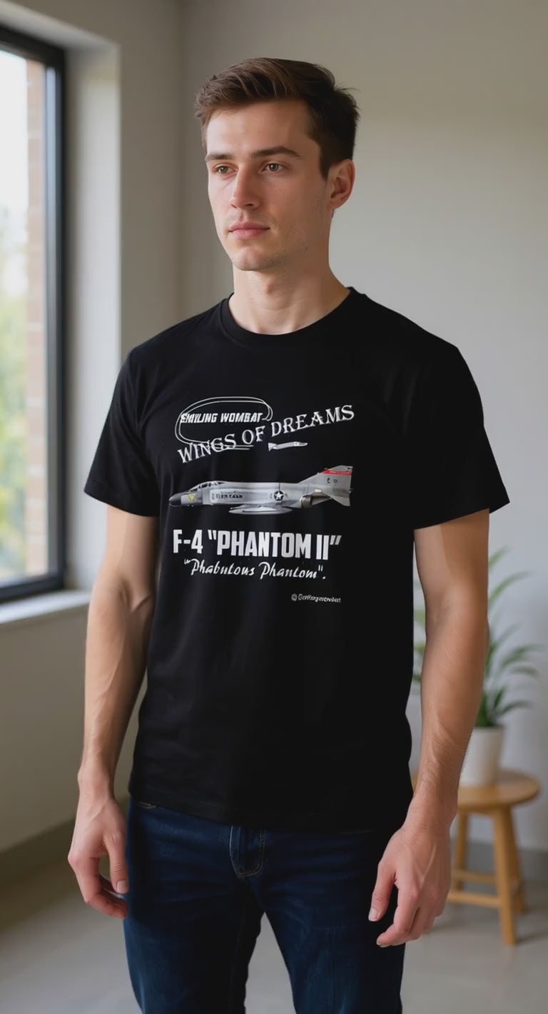 F4 Phantom II Shirts | Smiling Wombat — Wings of Dreams Collection